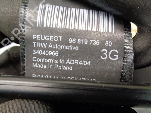 Rear left seatbelt PEUGEOT 5008 (0U_, 0E_) 1.6 HDi | BP8792743I29 