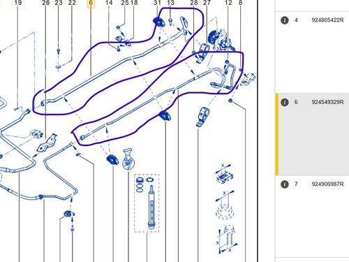 Pipe RENAULT TWINGO III (BCM_, BCA_) 0.9 TCe 90 (BCM9, BCM2) | BP29616441M125