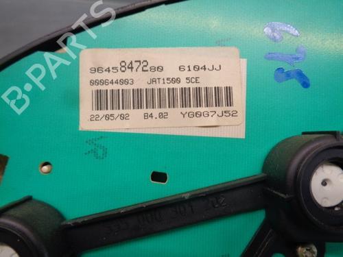 Instrument cluster PEUGEOT 206 Hatchback (2A/C) 1.6 16V | BP10215399C47 