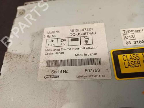 Radio TOYOTA PRIUS Liftback (_W2_) 1.5 Hybrid (NHW20_, NHW20R) | BP6296489E6 