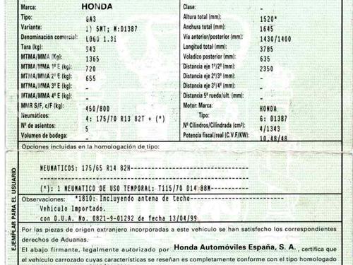 Warning switch HONDA LOGO (GA) 1.3 (GA3) | BP7573122I22 - Image 5