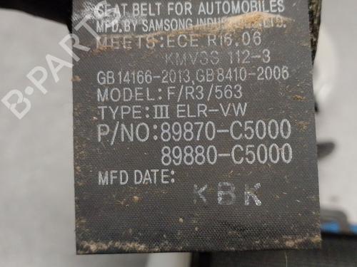 Rear right seatbelt KIA SORENTO III (UM) 2.2 CRDi | BP31862610I28 