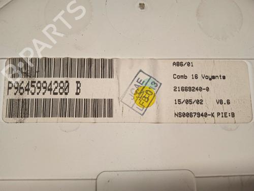 Instrument cluster CITROËN C3 I (FC_, FN_) 1.4 HDi | BP12117898C47 