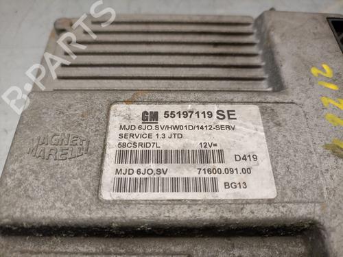 Engine control unit (ECU) OPEL CORSA C (X01) 1.3 CDTI (F08, F68) | BP20267617M57 