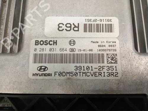 Engine control unit (ECU) HYUNDAI SANTA FÉ III (DM, DMA) 2.2 CRDi | BP28291576M57 