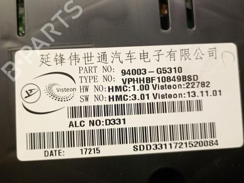 Instrument cluster KIA NIRO I (DE) 1.6 GDI Hybrid | BP27929530C47 