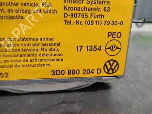 Passasjer kollisjonspute VW PHAETON (3D1, 3D2, 3D3, 3D4, 3D6, 3D7, 3D8, 3D9) 3.2 V6 4motion | BP5845535C10 