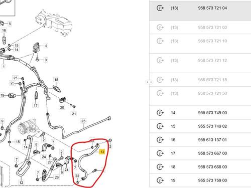 AC pipe PORSCHE CAYENNE (92A) 3.0 Diesel | BP32337041M126  - Image 5