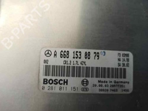 Engine control unit (ECU) MERCEDES-BENZ A-CLASS (W168) A 170 CDI (168.009, 168.109) | BP6454523M57 