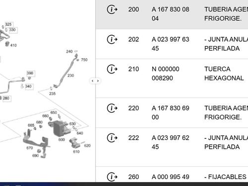 AC pipe MERCEDES-BENZ GLE (V167) GLE 300 d EQ Boost 4-matic (167.119, 167.109) | BP36996461M126 - Image 7