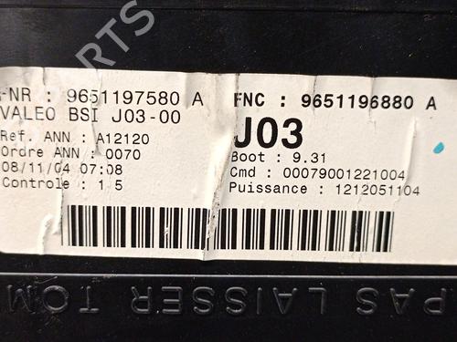 Zekeringkast PEUGEOT 307 Break (3E) 2.0 HDI 90 | BP29401351E1 