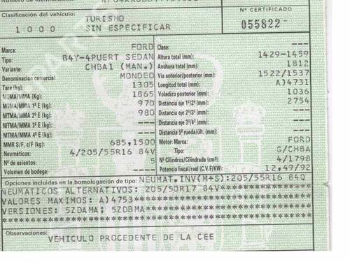 Elektronisk sensor FORD MONDEO III Saloon (B4Y)  | BP8293780M84 
