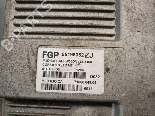 Engine control unit (ECU) OPEL CORSA C (X01) 1.3 CDTI (F08, F68) | BP33795704M57  - Image 5