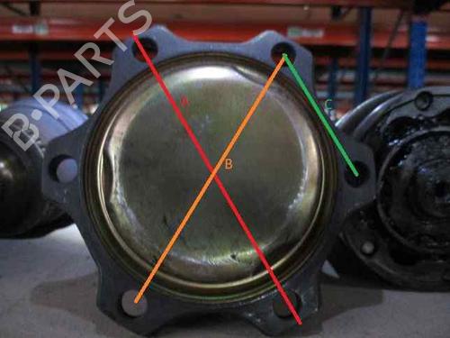Right front driveshaft AUDI A6 C5 (4B2)  | BP17189915M39 
