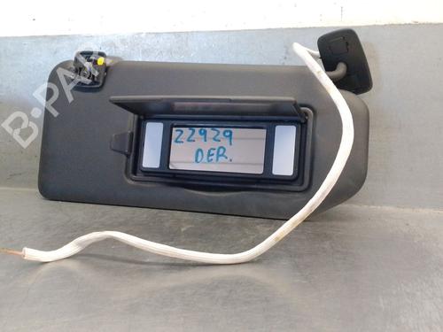 Right sun visor PEUGEOT 3008 II SUV (MC_, MR_, MJ_, M4_) 1.6 BlueHDi 120 | BP28360089I2 