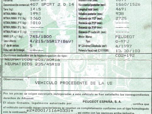 Elektronisk sensor PEUGEOT 407 (6D_)  | BP14932024M84 