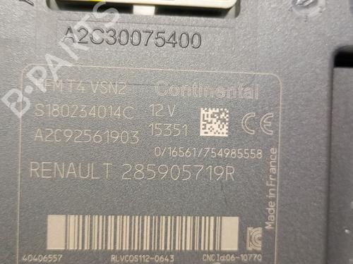 Ignition barrel RENAULT CAPTUR I (J5_, H5_) 1.5 dCi 90 (J5N4, J5M5, J5MW, J5M6, J5AL, J5AJ) | BP30831205M48