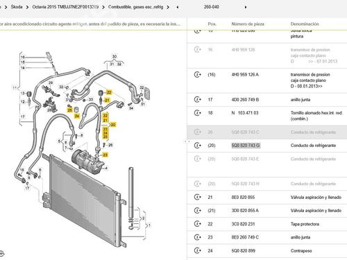 AC pipe SKODA OCTAVIA III Combi (5E5, 5E6) 2.0 TDI | BP37408812M126 - Image 7