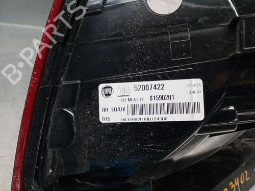 Right taillight FIAT 500 (312_) 1.2 LPG (312AXA1A) | BP28278160C35 