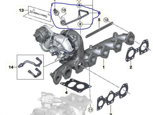 Pipe BMW X6 (G06, F96) xDrive 40 d Mild-Hybrid | BP28810500M125 
