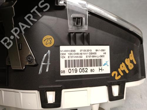 Instrument cluster PEUGEOT 208 I (CA_, CC_) 1.2 VTI 82 | BP22987541C47