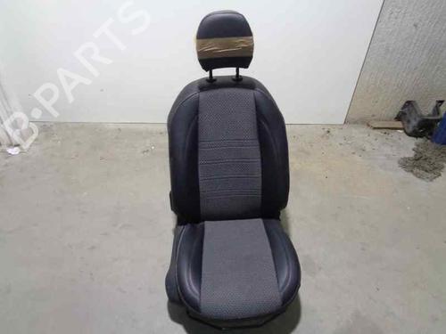 Stol høyre foran CITROËN C-ELYSEE (DD_) 1.6 VTi 115 (DDNFP0, DDNFP6, DDNFP9) FUNDAS | DE | CUERO | NEGRO | Y | TELA | GRIS | 4 | PUERTAS