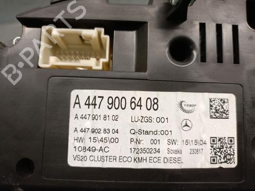 Instrument cluster MERCEDES-BENZ VITO Van (W447) 109 CDI (447.601, 447.603, 447.605) | BP31707192C47 