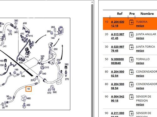 AC pipe MERCEDES-BENZ C-CLASS (W204) C 300 4-matic (204.081) | BP29970778M126