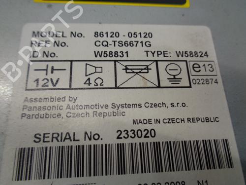 Climate control TOYOTA AVENSIS Saloon (_T25_)  | BP8585972I5 
