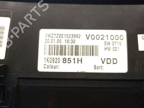 Instrument cluster VW GOLF V (1K1) 1.9 TDI | BP27680820C47 