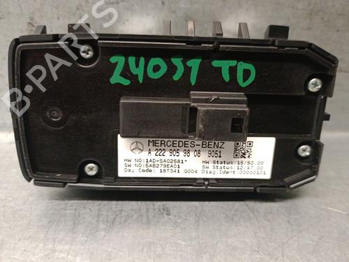 Right rear window switch MERCEDES-BENZ S-CLASS (W222, V222, X222) S 560 e (222.173) | BP31065620I28 