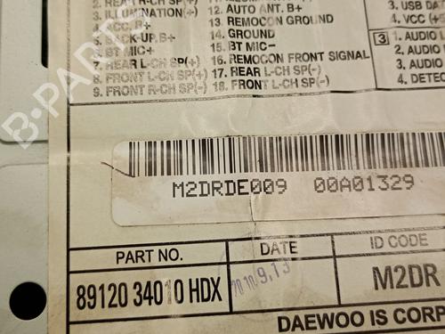 Autoradio SSANGYONG KORANDO (CK) 2.0 e-XDi | BP30330517E6 