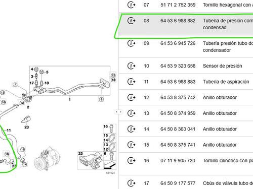 AC pipe BMW X6 (E71, E72) xDrive 35 d | BP32097687M126