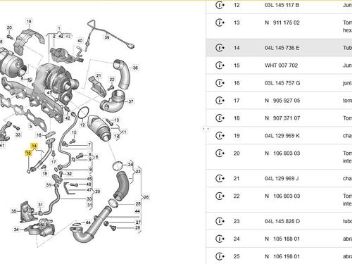 Pipe SEAT LEON ST (5F8) 1.6 TDI | BP37487569M125 - Image 6
