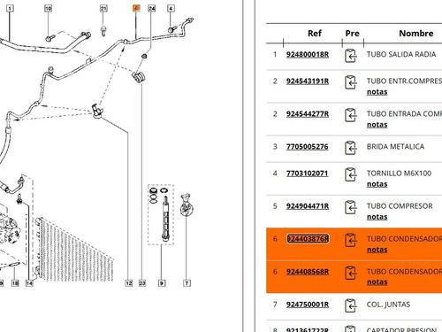 AC pipe RENAULT MASTER III Van (FV) 2.3 dCi 130 FWD (FV0M, FV0Y, FV0J, FV02, FV03) | BP33756499M126  - Image 6