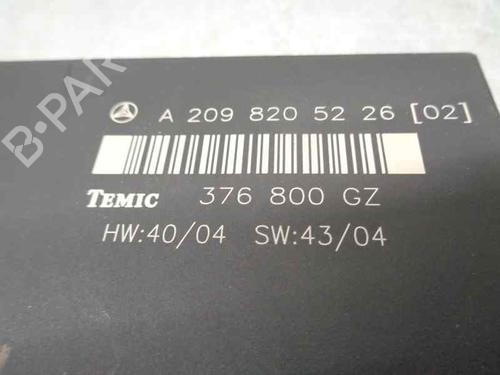 Electronic module MERCEDES-BENZ CLK (C209) CLK 200 Kompressor (209.342) | BP7553227M83 