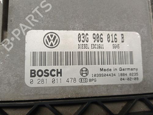 Engine control unit (ECU) VW GOLF V (1K1) 1.9 TDI | BP31642207M57 - Image 4