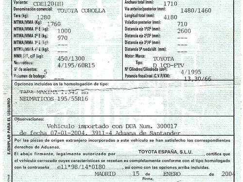 Rattlås /Tenningslås TOYOTA COROLLA (_E12_) 2.0 D-4D (CDE120R, CDE120L_) | BP2239170M48 
