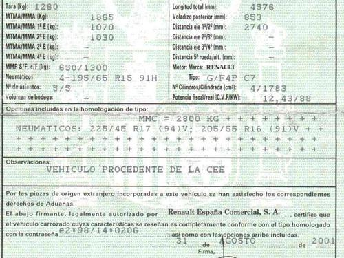 Engine RENAULT LAGUNA II (BG0/1_) 1.8 16V (BG0B, BG0M) | BP36115029M1 - Image 12