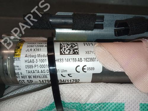 Right curtain airbag JAGUAR F-PACE (X761) 2.0 TD4 | BP30168802C12 