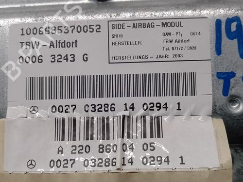 Electronic module MERCEDES-BENZ S-CLASS (W220, V220) S 500 4-matic (220.084, 220.184) | BP18309746M83 