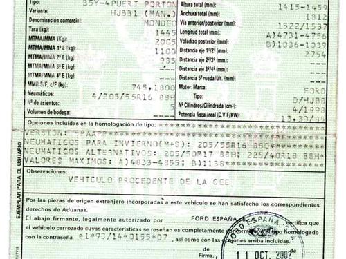 Engine FORD MONDEO III (B5Y)  | BP7265590M1 