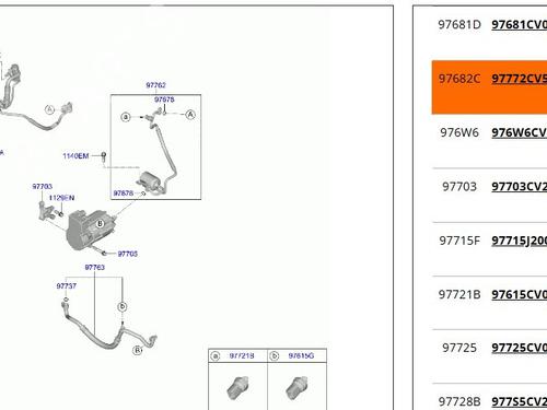 AC pipe KIA EV6 (CV) 77 | BP30177791M126 