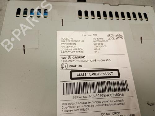 Radio PEUGEOT 308 II (LB_, LP_, LW_, LH_, L3_) 1.2 THP 130 | BP29424782E6 