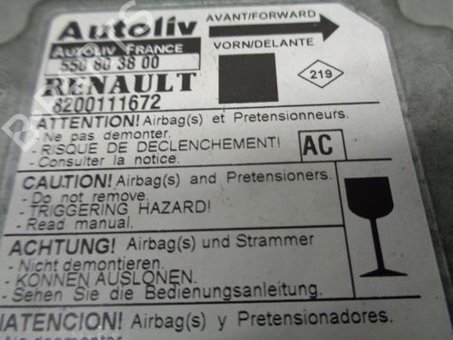 Airbag styreenhed RENAULT SCÉNIC I MPV (JA0/1_, FA0_) 1.6 (JA00, JA16, JA15, JA19, JA1V, JA2B, JA2C, JA0B,... | BP11062118M53 