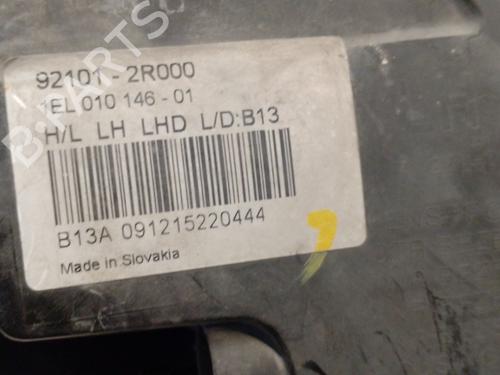 Left headlight HYUNDAI i30 (FD) 1.6 CRDi | BP29712422C28 
