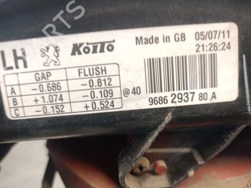 Left taillight PEUGEOT 508 I (8D_) 2.0 HDi | BP27654192C34 