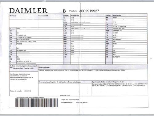 Dashboard MERCEDES-BENZ A-CLASS (W176) A 200 CDI / d (176.008) | BP40229363C46 - Image 13