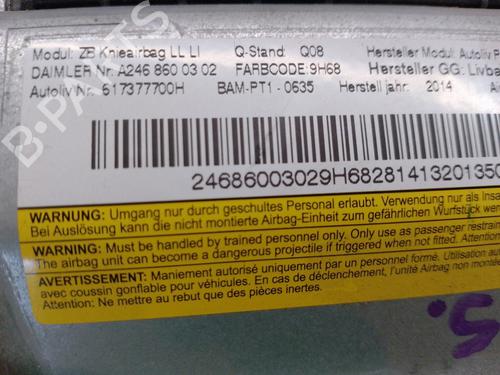 Driver airbag MERCEDES-BENZ B-CLASS Sports Tourer (W246, W242) B 180 CDI / d (246.212) | BP13635089C9 