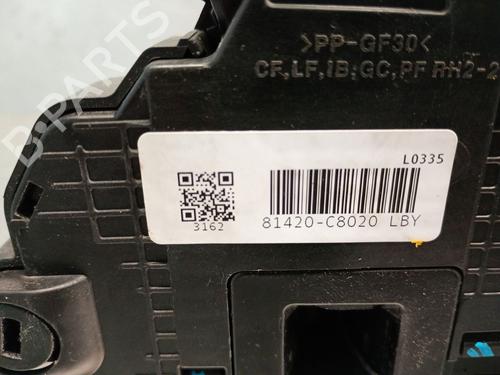 Rear right lock HYUNDAI i20 II (GB, IB) 1.2 | BP26542836C99 